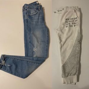 Two Zara girls pants